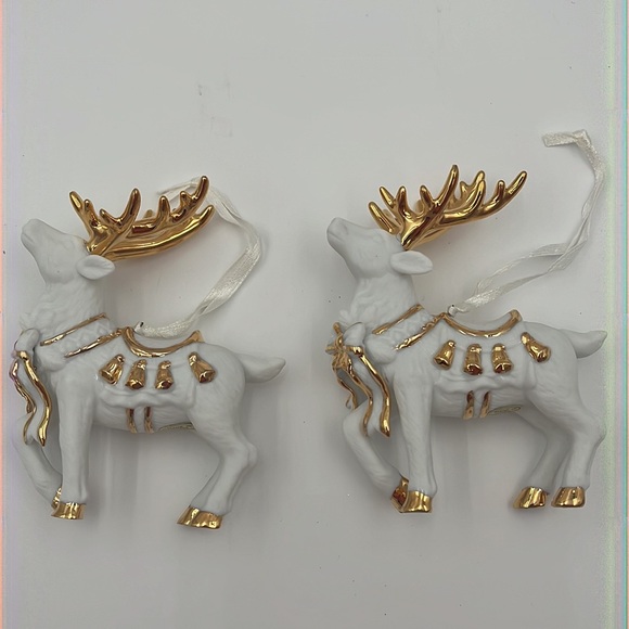 🎄Vintage 2001 TRADITONS Hand Painted Porcelain Ornaments Christmas New - Picture 12 of 14